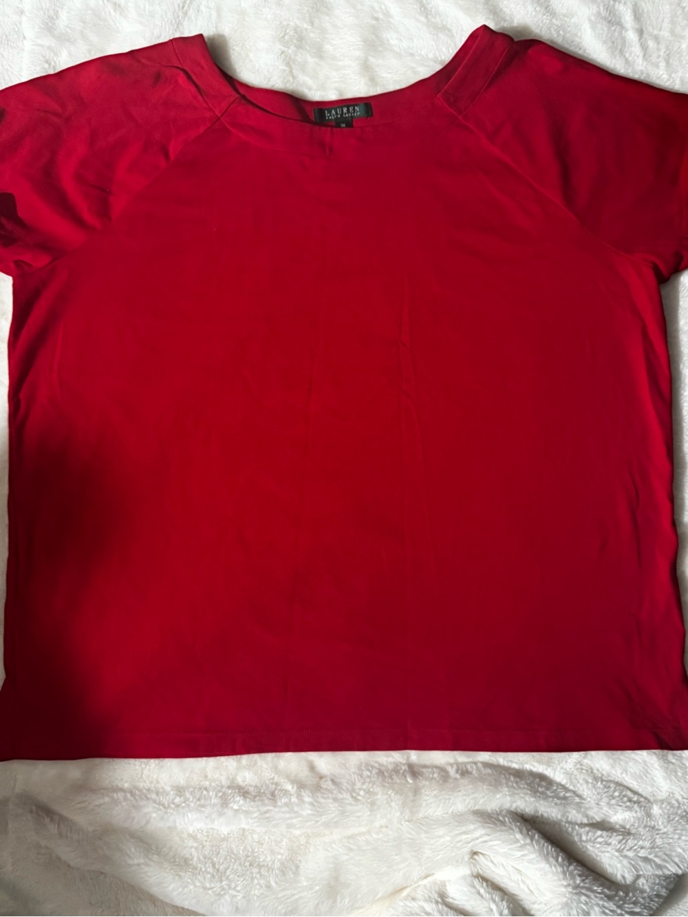 Lauren Ralph Lauren Red Short Sleeve Tee
